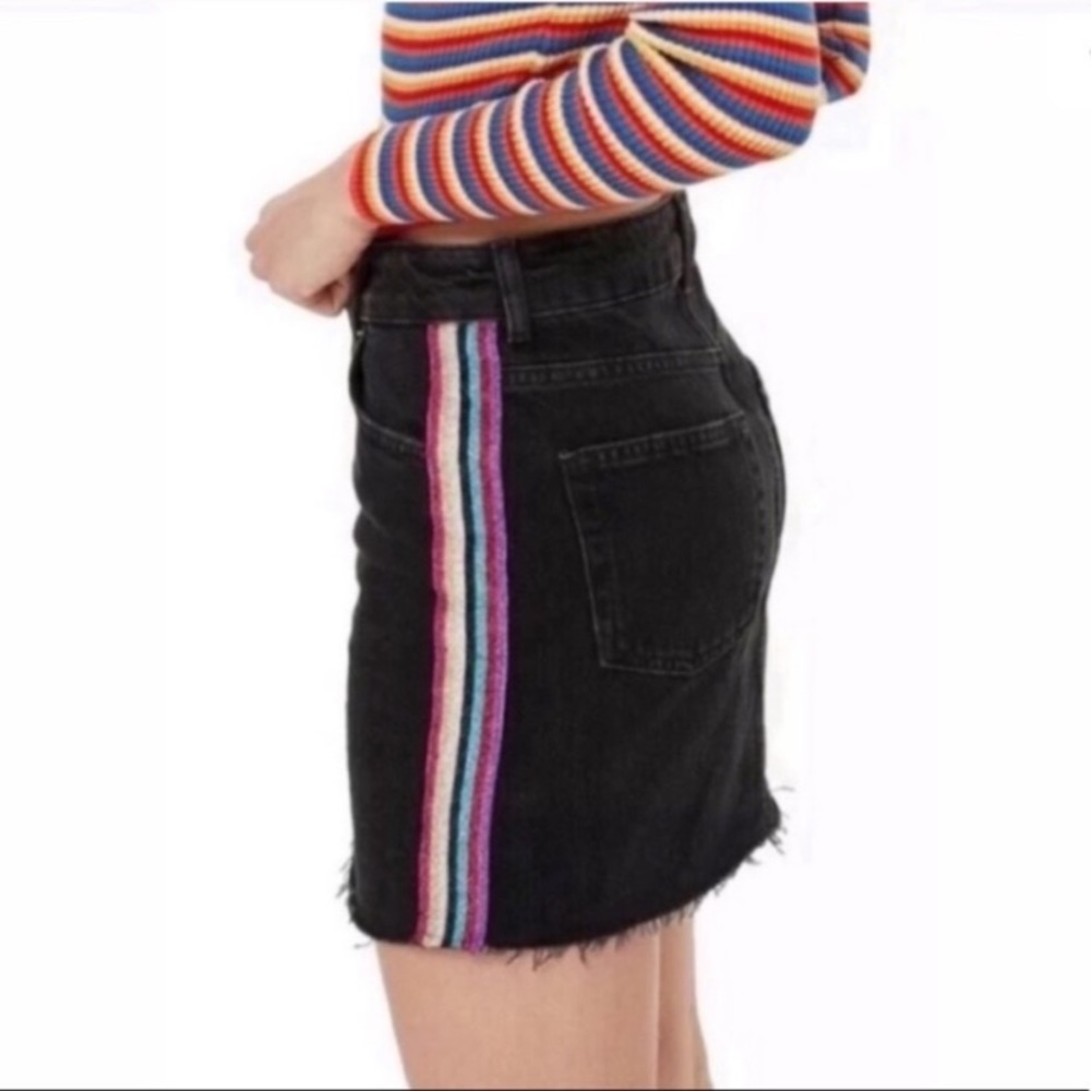 TOPSHOP Denim Mini Skirt